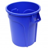 Plastic Gator Receptacle - Blue, 20 Gallon Round